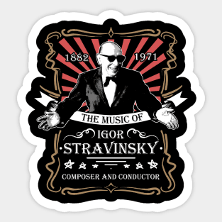 igor stravinsky Sticker